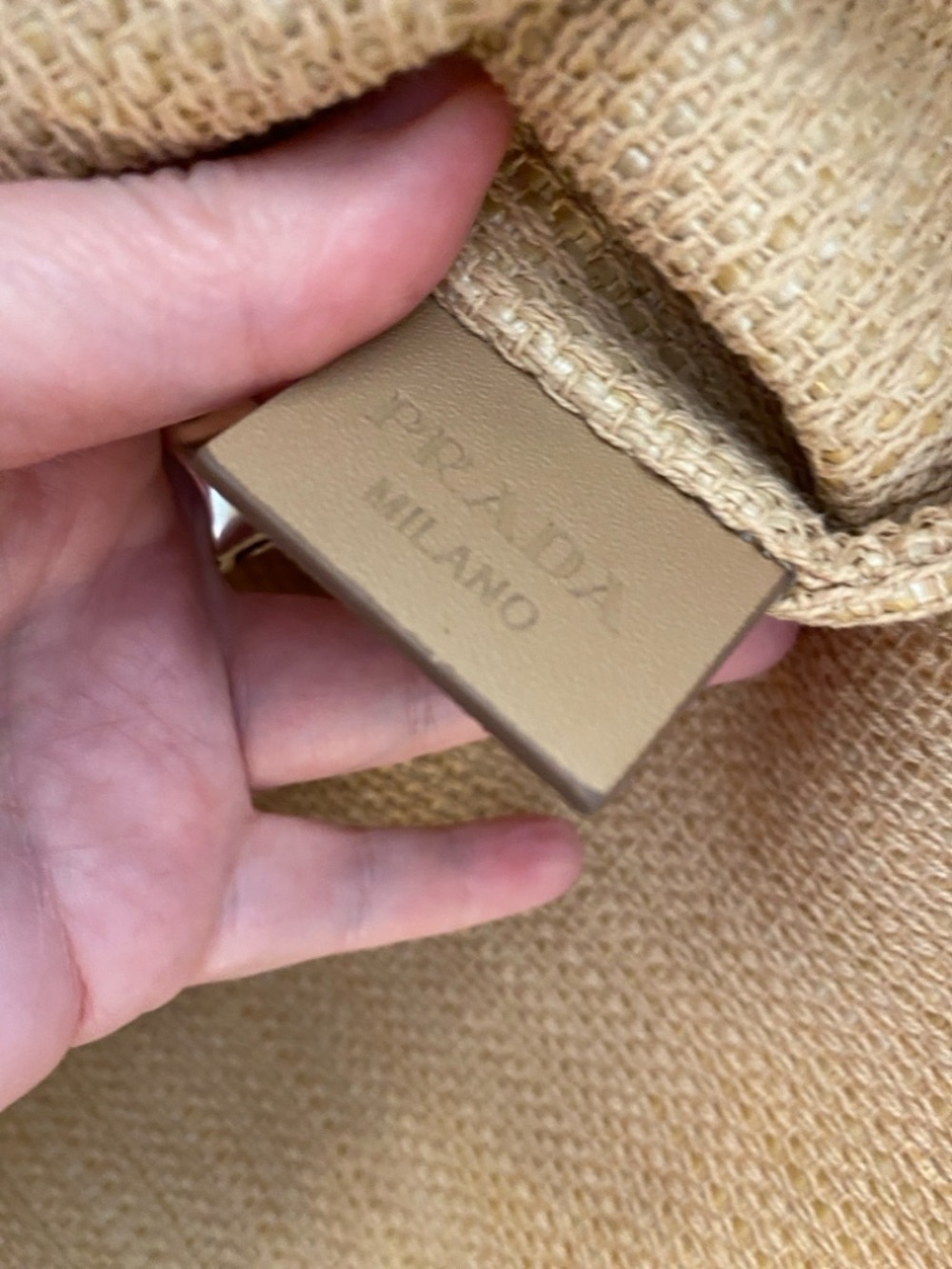 Prada Raffia Woven Tote - Picture 6 of 8